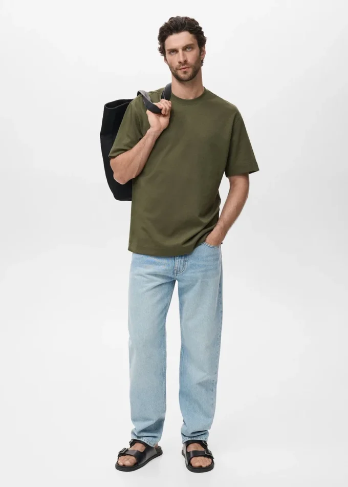 Tričko z mikiny s volným střihem Tričko z mikiny s volným střihem