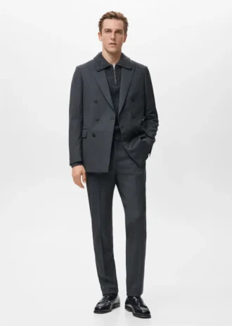 Turínské kalhoty ze 100% panenské vlny