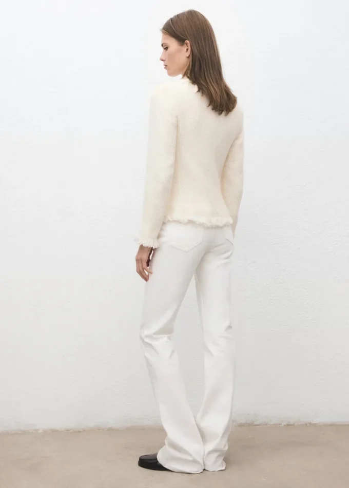 Tvídové sako s roztřepenými konci Tvídové sako s roztřepenými konci