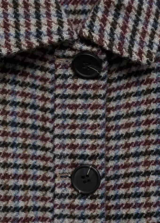 Tvídový vlněný kabát Tvídový vlněný kabát