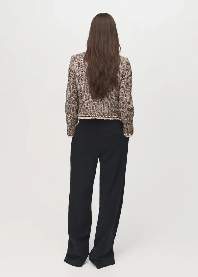 Tweedová bunda s kapsami Tweedová bunda s kapsami