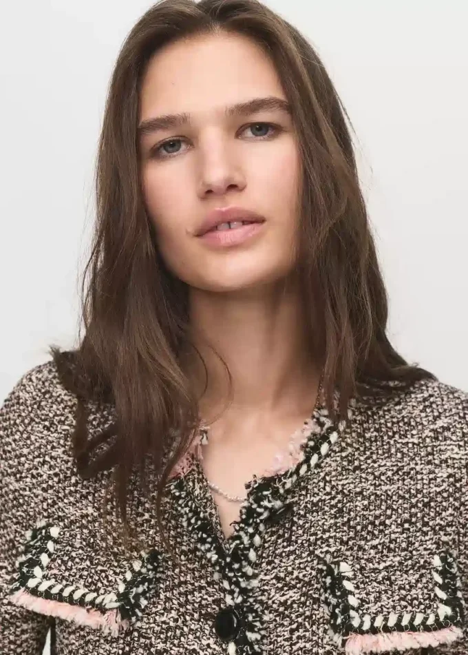 Tweedová bunda s kapsami Tweedová bunda s kapsami