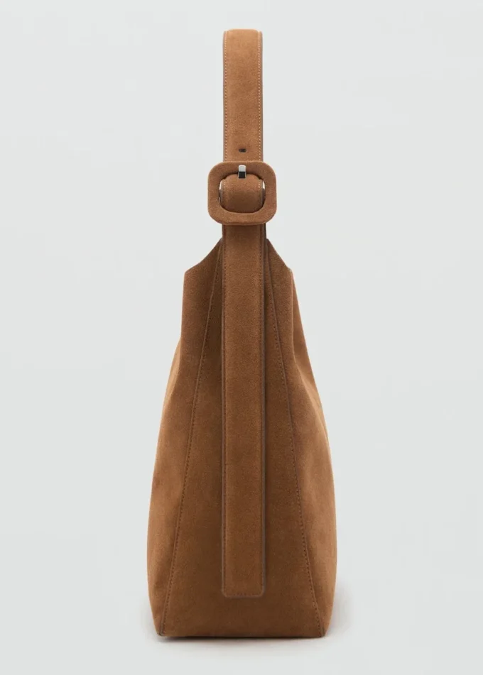 Velká nákupní taška z semišové kůže Velká nákupní taška z semišové kůže