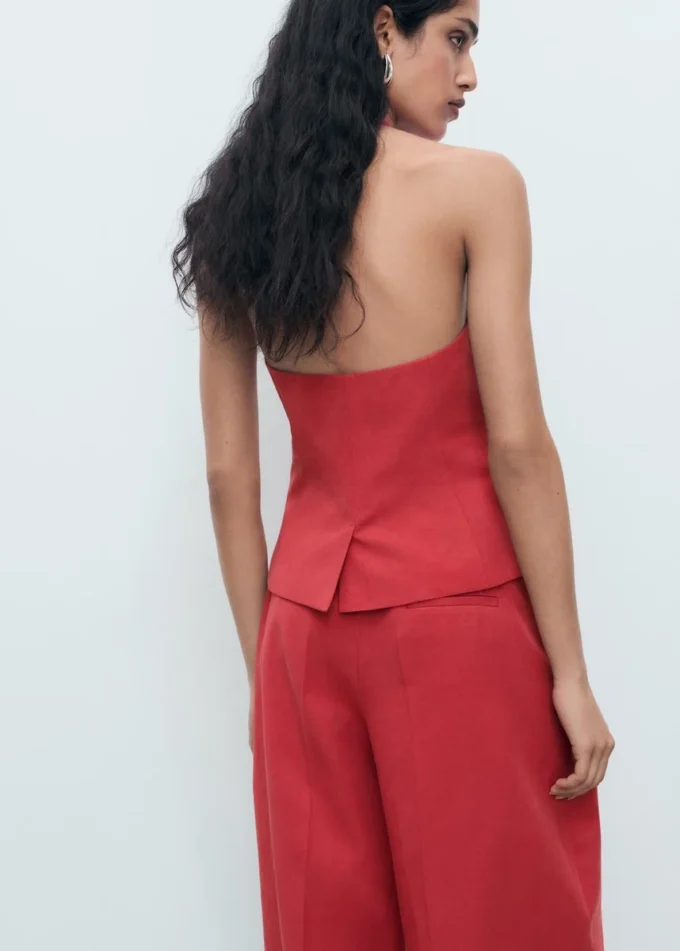 Vesta z lněné směsi Vesta z lněné směsi