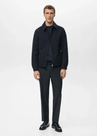 Vlněná bunda na zip Vlněná bunda na zip