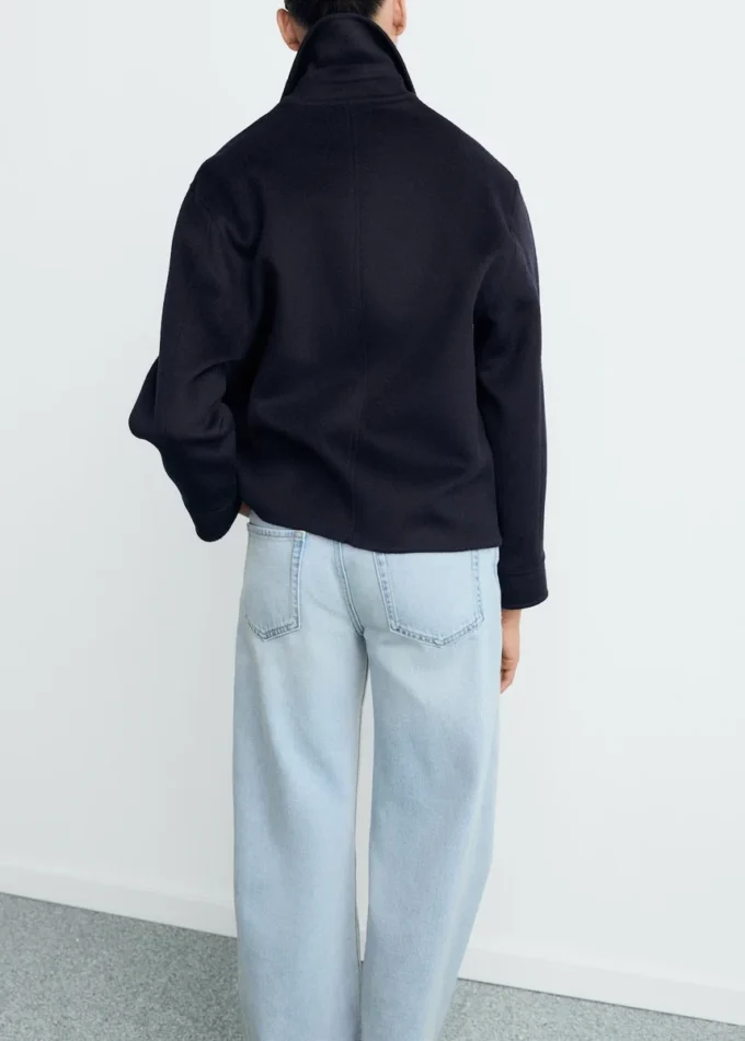 Vlněná bunda s kapsami Vlněná bunda s kapsami