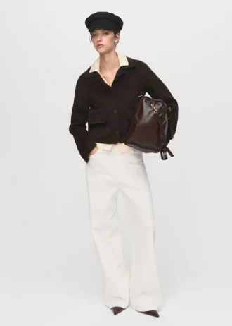 Vlněná bunda s knoflíky Vlněná bunda s knoflíky