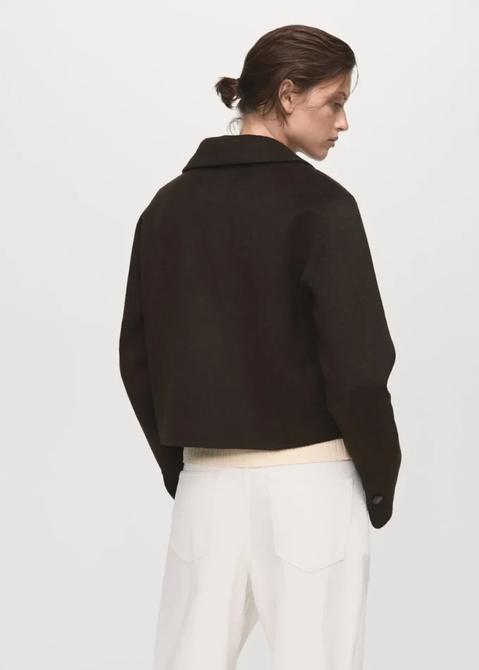 Vlněná bunda s knoflíky Vlněná bunda s knoflíky