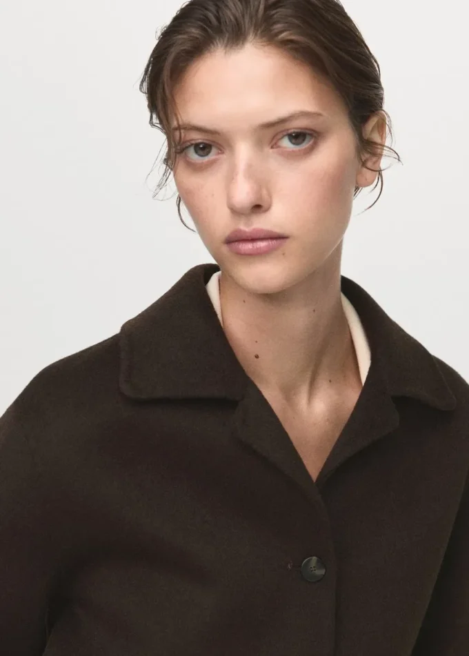 Vlněná bunda s knoflíky Vlněná bunda s knoflíky