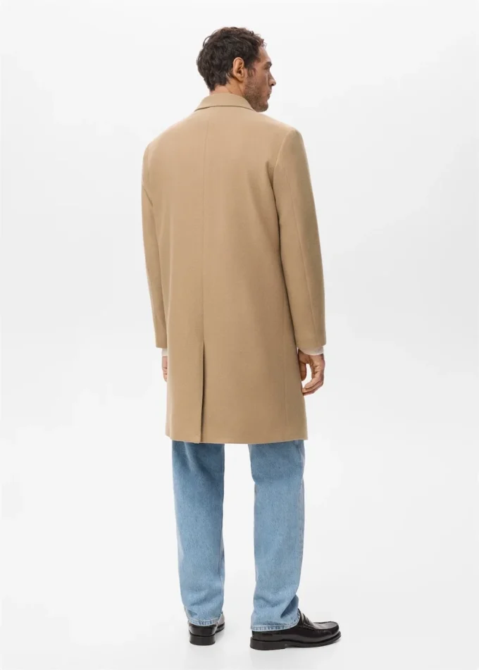 Vlněný kabát s klopami Manteco Vlněný kabát s klopami Manteco