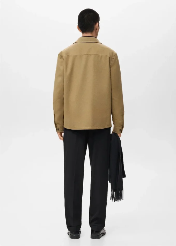 Vlněná košile s kapsami Vlněná košile s kapsami