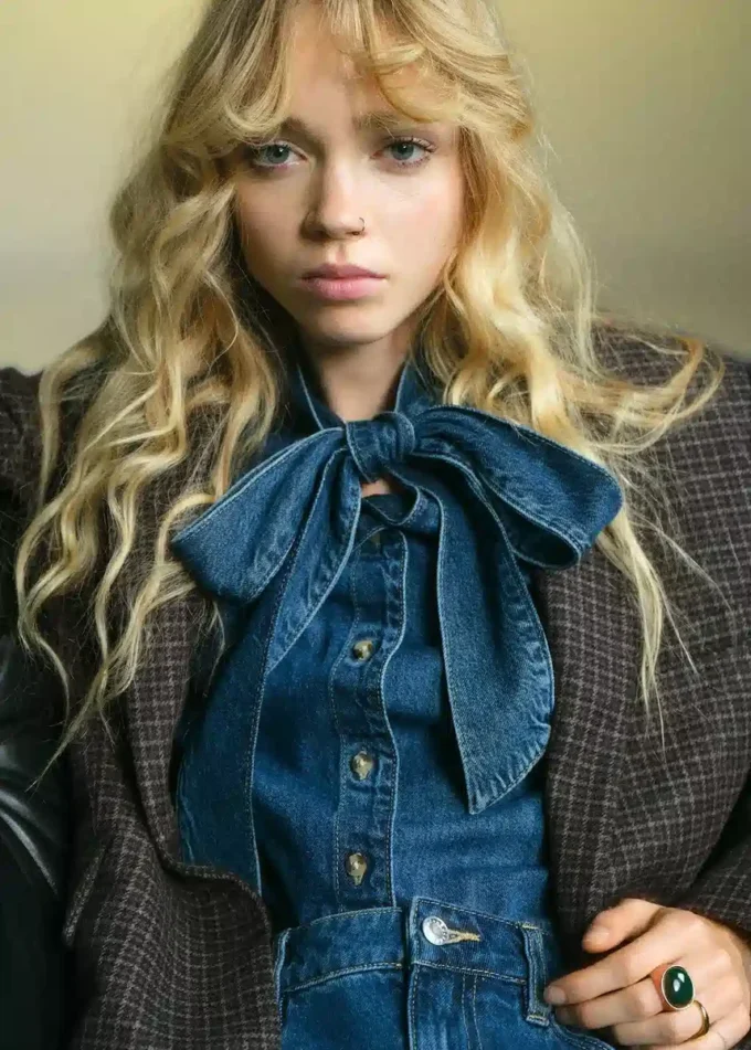 Vlněný kostkovaný blejzr Vlněný kostkovaný blejzr