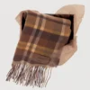 Vlněný kostkovaný šátek Vlněný kostkovaný šátek