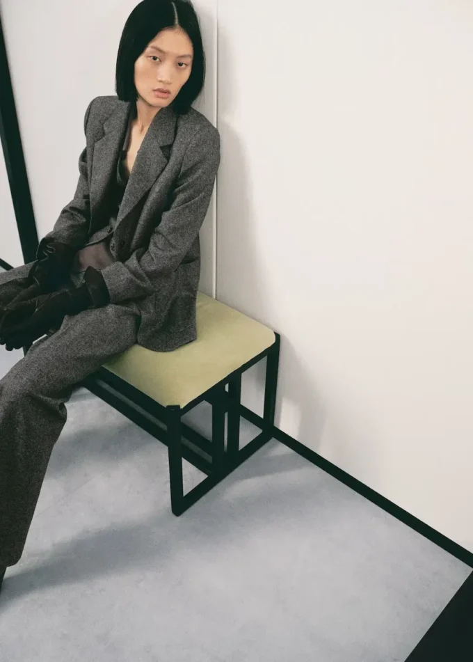 Vlněné sako s puntíky Vlněné sako s puntíky