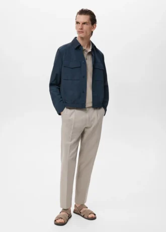 Vodoodpudivá bunda s kapsami Vodoodpudivá bunda s kapsami