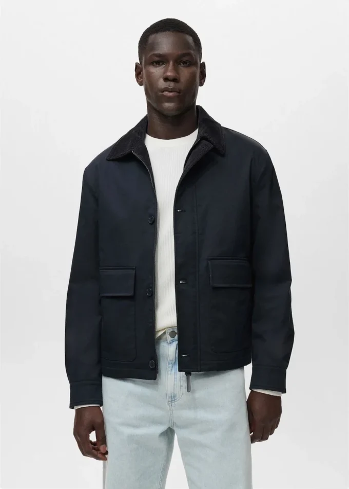 Vodoodpudivá bunda s manžetovým límcem Vodoodpudivá bunda s manžetovým límcem