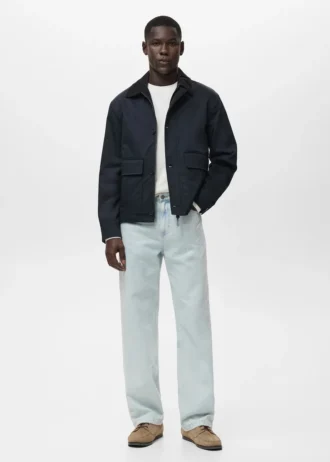 Vodoodpudivá bunda s manžetovým límcem