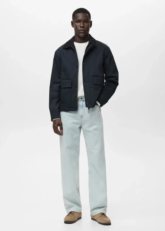 Vodoodpudivá bunda s manžetovým límcem Vodoodpudivá bunda s manžetovým límcem