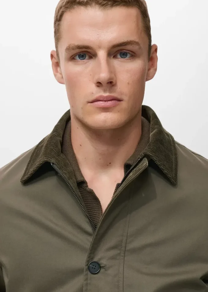 Vodoodpudivá bunda s manžetovým límcem Vodoodpudivá bunda s manžetovým límcem