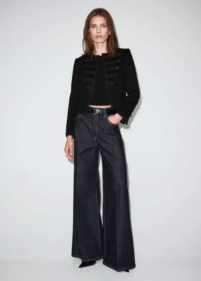 Vojenská bunda z vlny Vojenská bunda z vlny