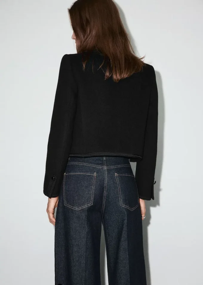 Vojenská bunda z vlny Vojenská bunda z vlny