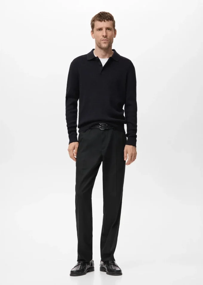 Volné kalhoty rovného střihu Volné kalhoty rovného střihu