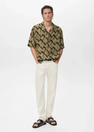 Volná košile s potiskem Volná košile s potiskem