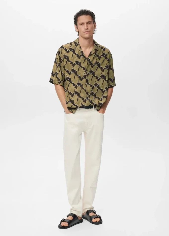 Volná košile s potiskem Volná košile s potiskem