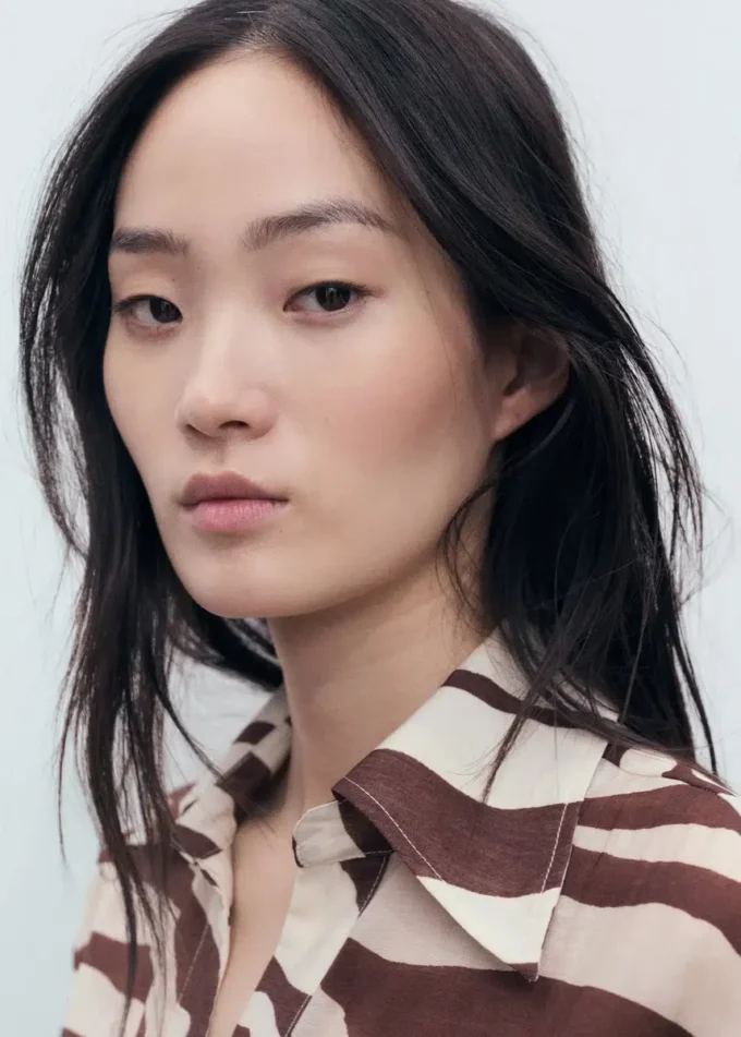 Volná košile se zebrovým potiskem Volná košile se zebrovým potiskem