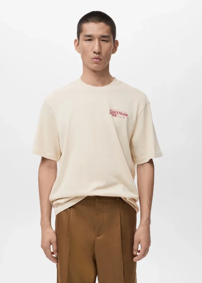 Volné tričko s potiskem Volné tričko s potiskem