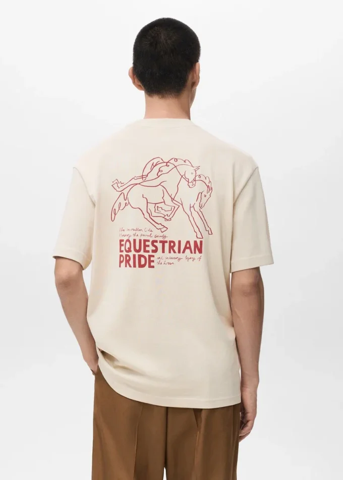 Volné tričko s potiskem Volné tričko s potiskem