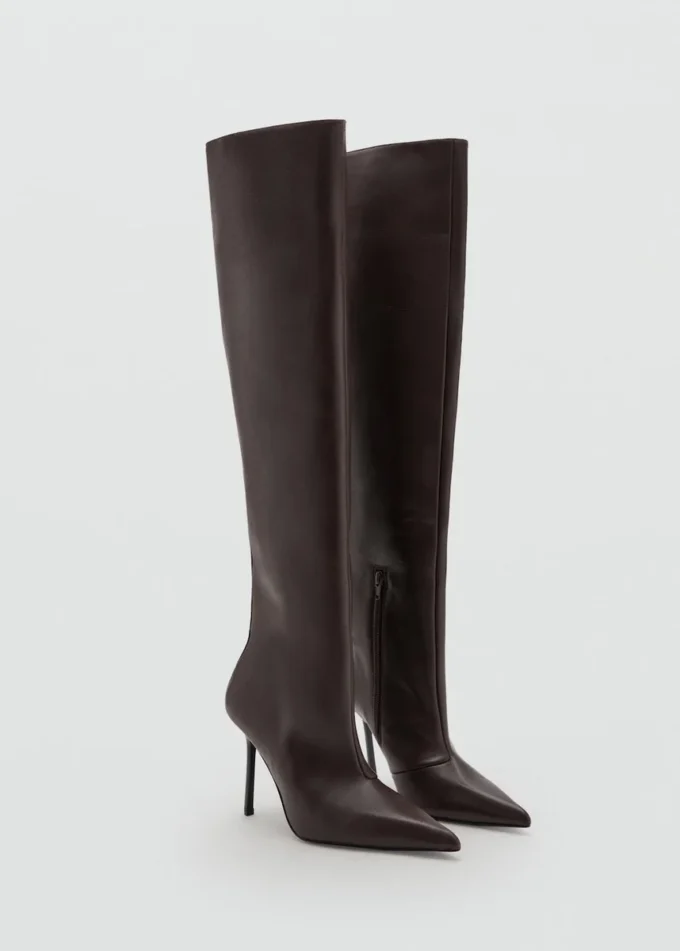 Vysoké kožené boty Vysoké kožené boty