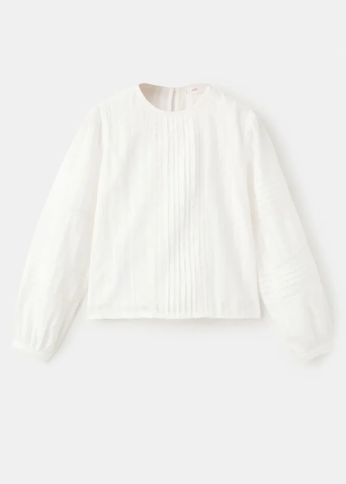 Vyšívaná bavlněná halenka