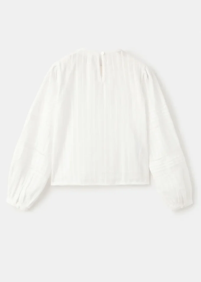 Vyšívaná bavlněná halenka