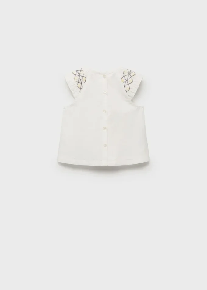 Vyšívaná bavlněná halenka