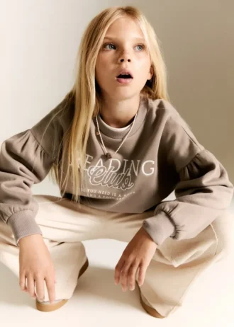 Vyšívaná bavlněná mikina Vyšívaná bavlněná mikina