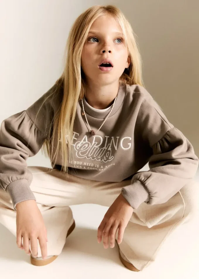 Vyšívaná bavlněná mikina Vyšívaná bavlněná mikina