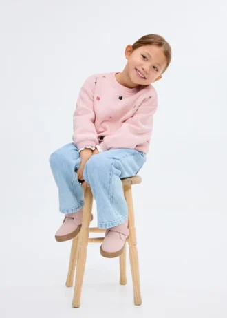 Vyšívaná bavlněná mikina