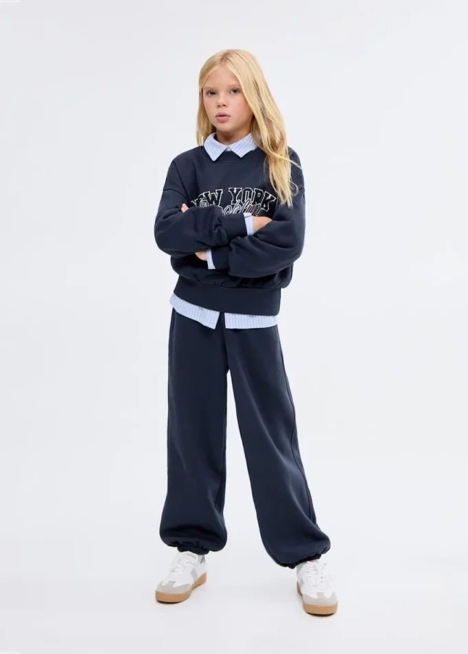 Vyšívaná bavlněná mikina Vyšívaná bavlněná mikina