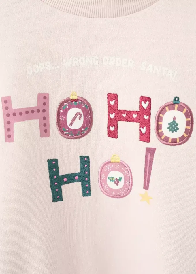 Vyšívaná bavlněná mikina Vyšívaná bavlněná mikina