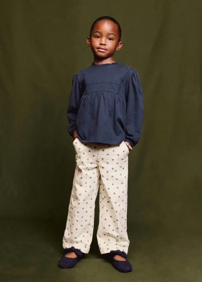 Vyšívané bavlněné tričko Vyšívané bavlněné tričko