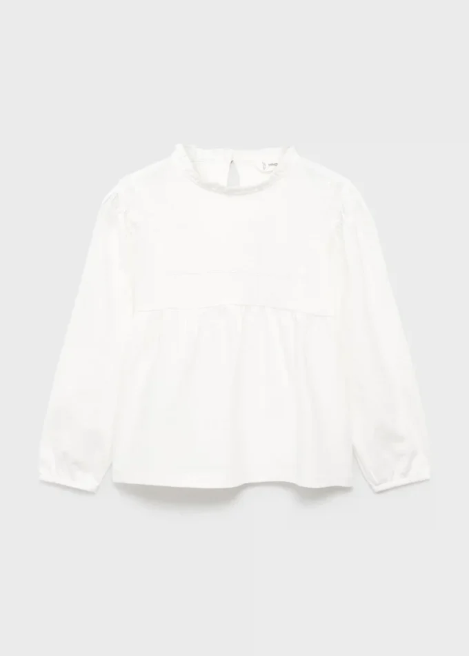 Vyšívané bavlněné tričko Vyšívané bavlněné tričko