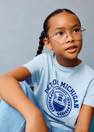 Vyšívané bavlněné tričko