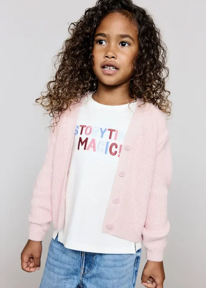 Vyšívané bavlněné tričko Vyšívané bavlněné tričko