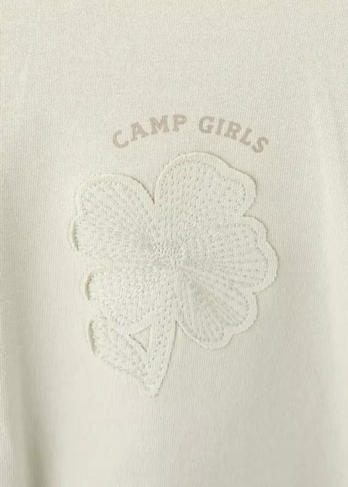 Vyšívané bavlněné tričko Vyšívané bavlněné tričko