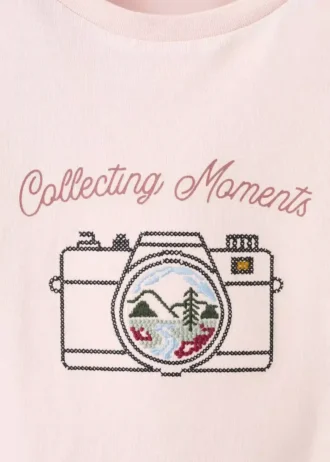 Vyšívané bavlněné tričko