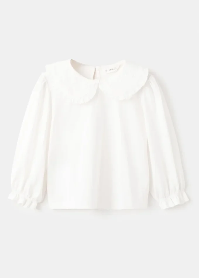 Vyšívané bavlněné tričko Vyšívané bavlněné tričko