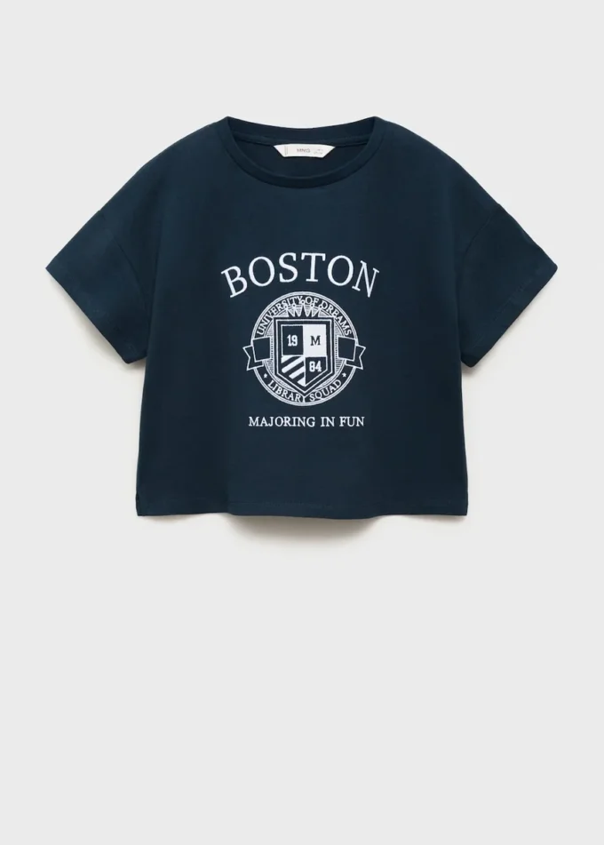 Vyšívané bavlněné tričko Vyšívané bavlněné tričko