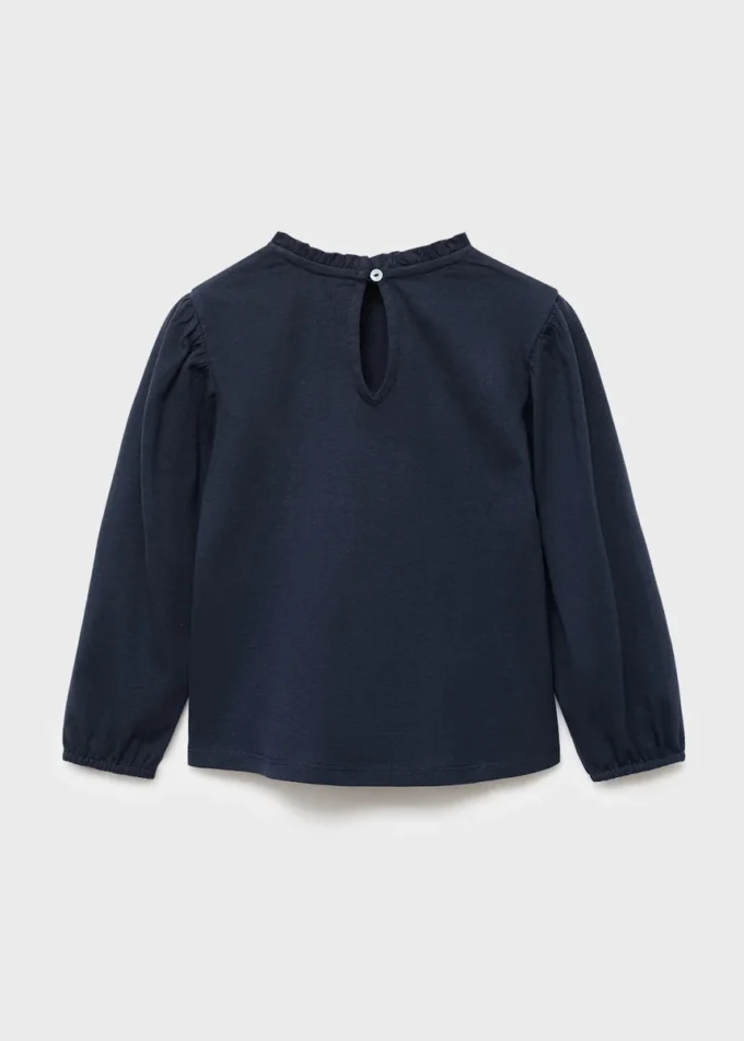 Vyšívané bavlněné tričko Vyšívané bavlněné tričko