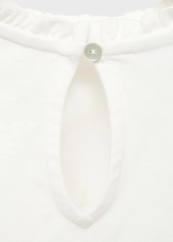 Vyšívané bavlněné tričko Vyšívané bavlněné tričko